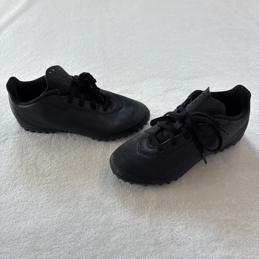 Adidas X Crazyfast.4 Black Lace Up Soccer Cleats Youth 3.5